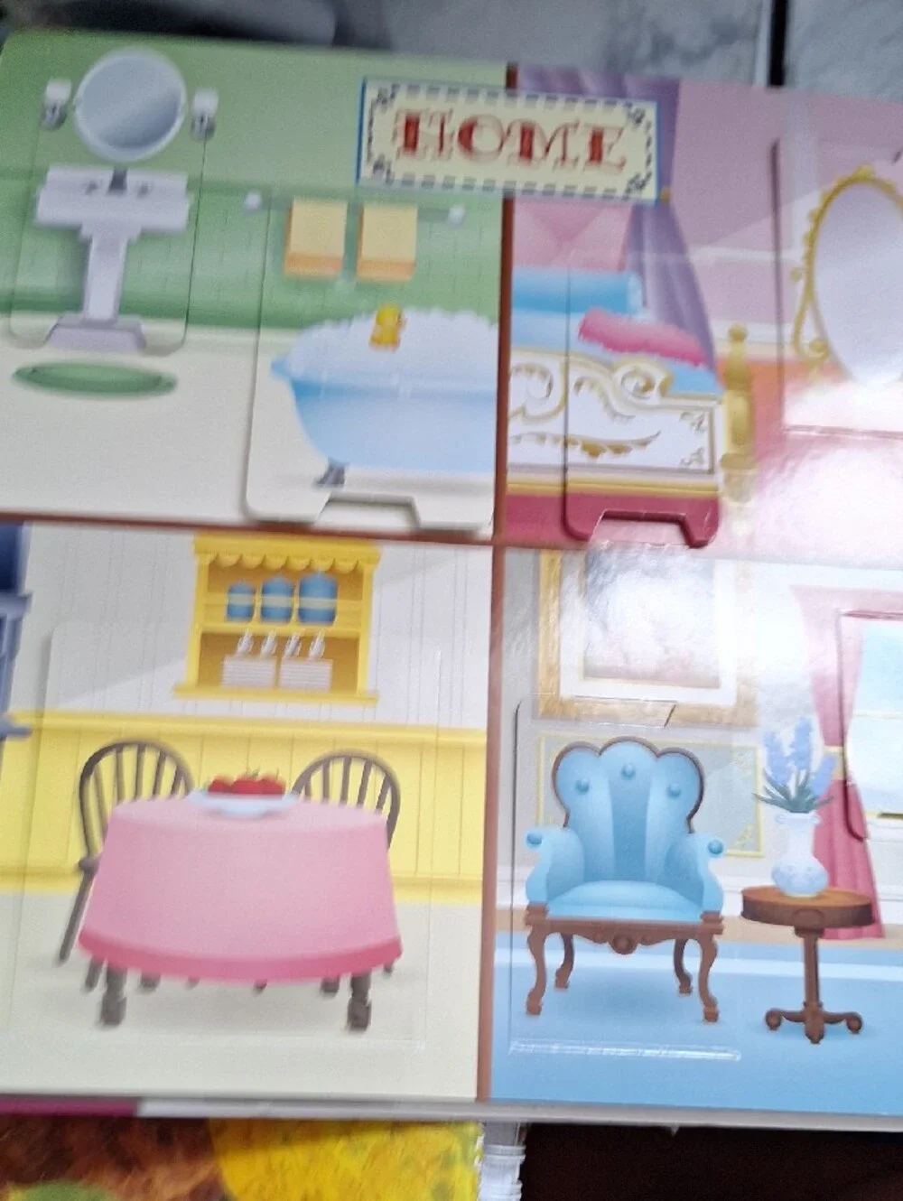 Disney Baby 100 First Words Lift-the-Flap - Red, Blue, Yellow, Green, Orange